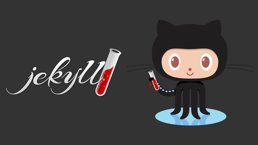 Jekyll and GitHub Logos
